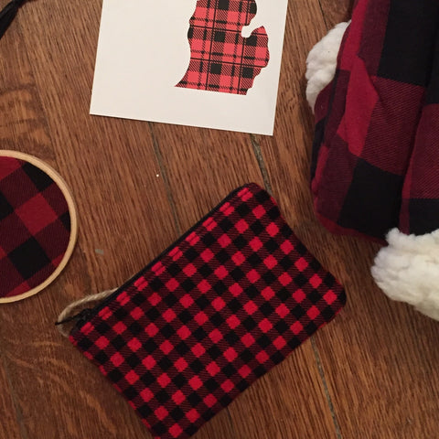 Buffalo Check Coin Purse