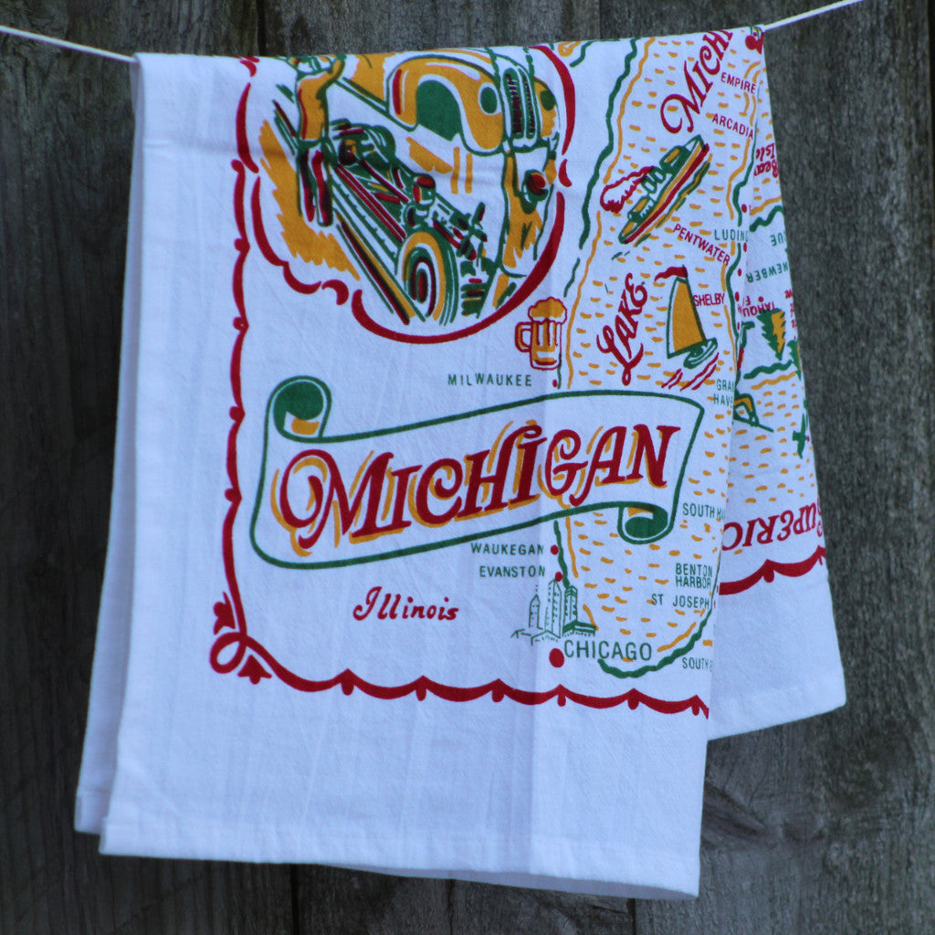 Michigan Tea Towel