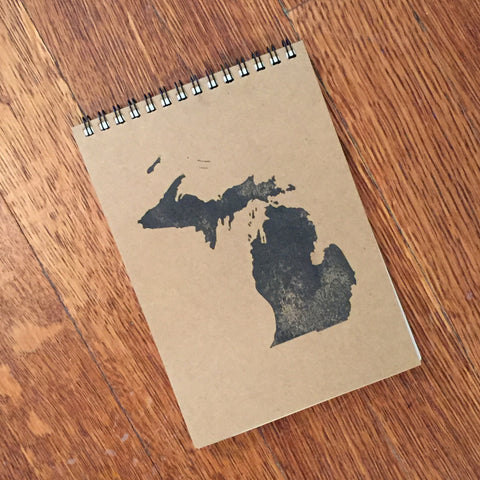 Michigan Stamped Notebook/Journal
