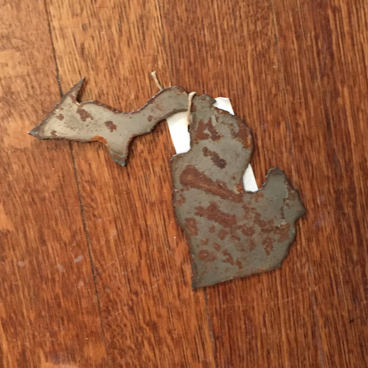 Rusty Michigan Ornament