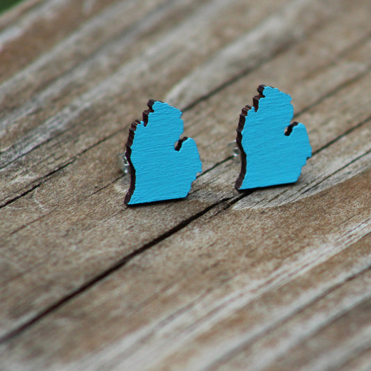 Michigan Wood Earrings