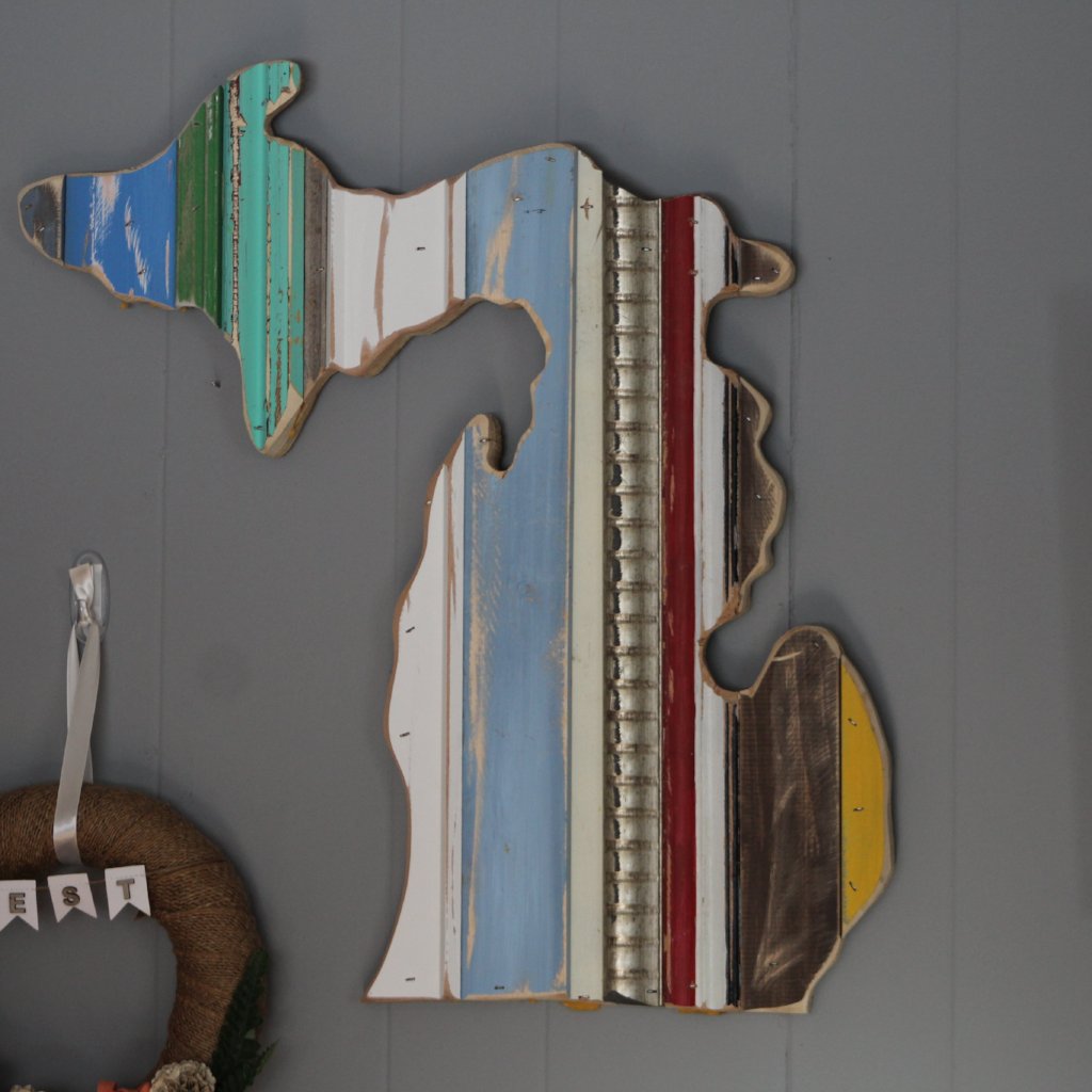 Michigan Wood Sign - Picture Frame Strip