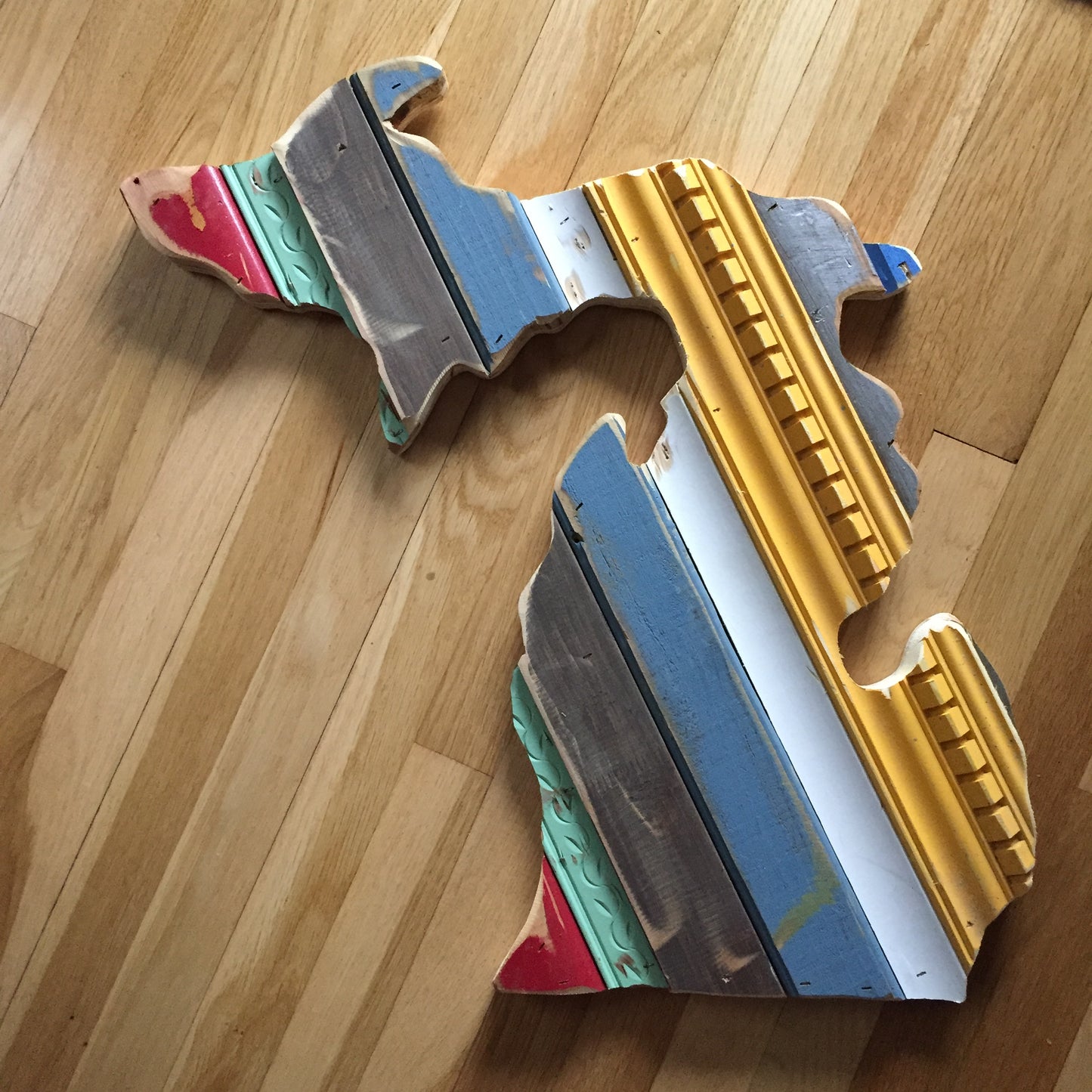Michigan Wood Sign Diagonal 