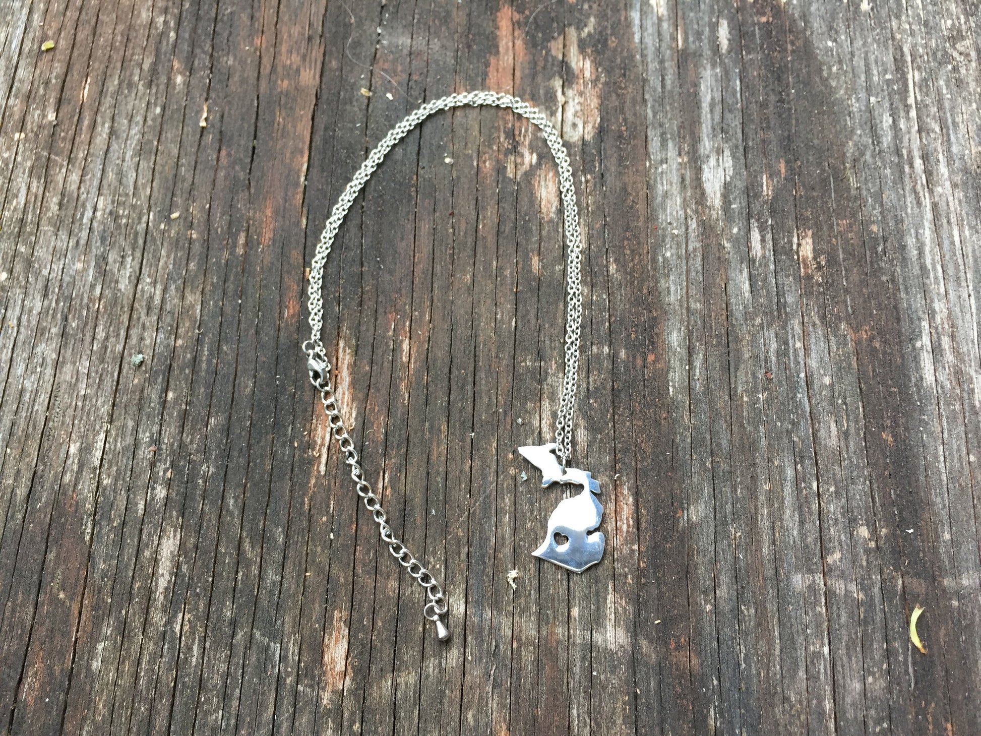 Michigan Heart Necklace