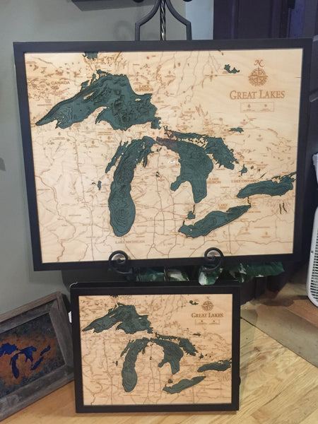 Great Lakes Wood Chart Size Comparison