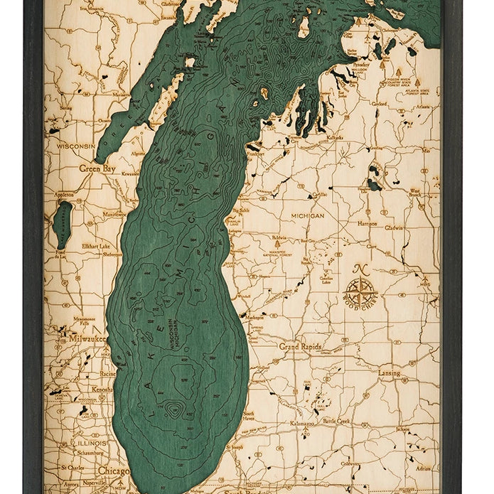 Lake Michigan Serving Tray