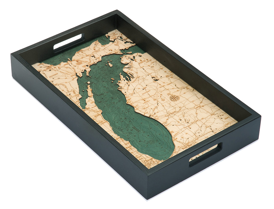 Lake Michigan Serving Tray