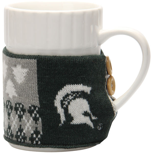 Michigan State MSU Spartans Sweater Mug Set