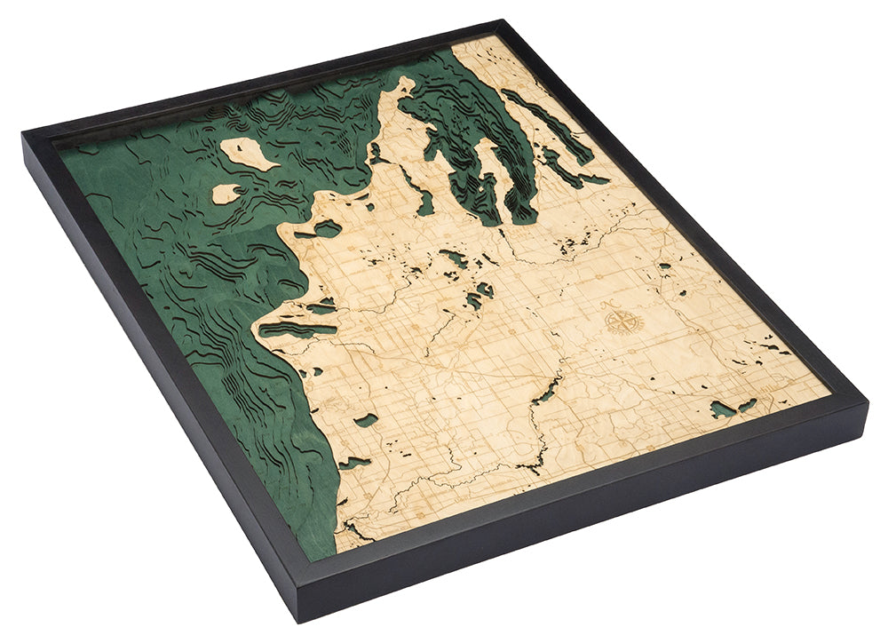 M22 Route Michigan Wood Chart