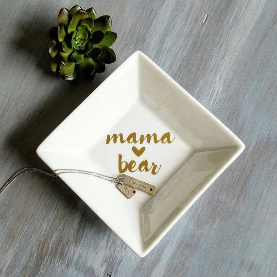Mama Bear Jewelry Dish