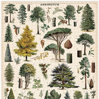 Trees Vintage Puzzle