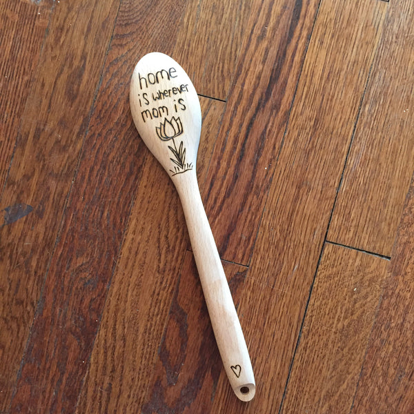 Wood Burned Spoon