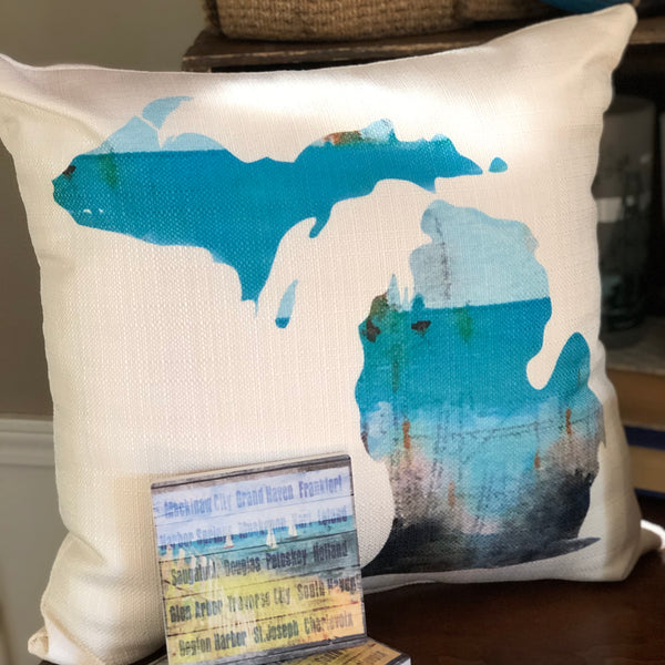 Michigan Beach Pillow