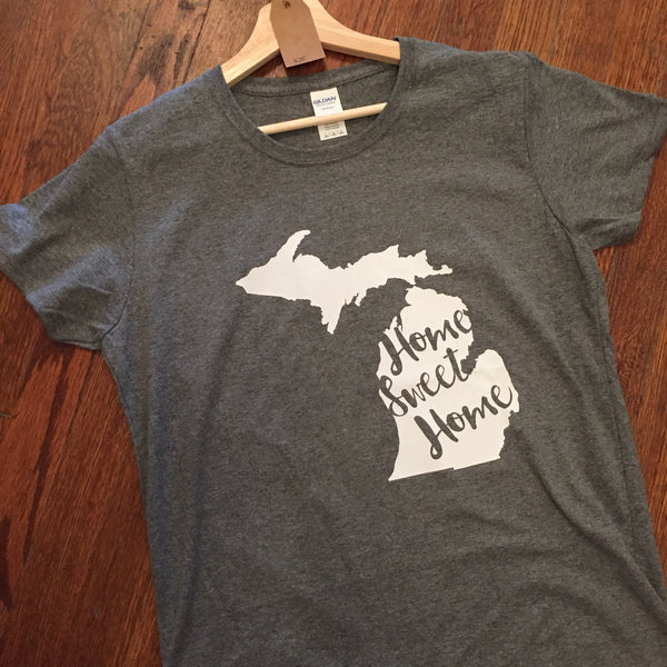 Michigan T-Shirt - Women's Home Sweet Home