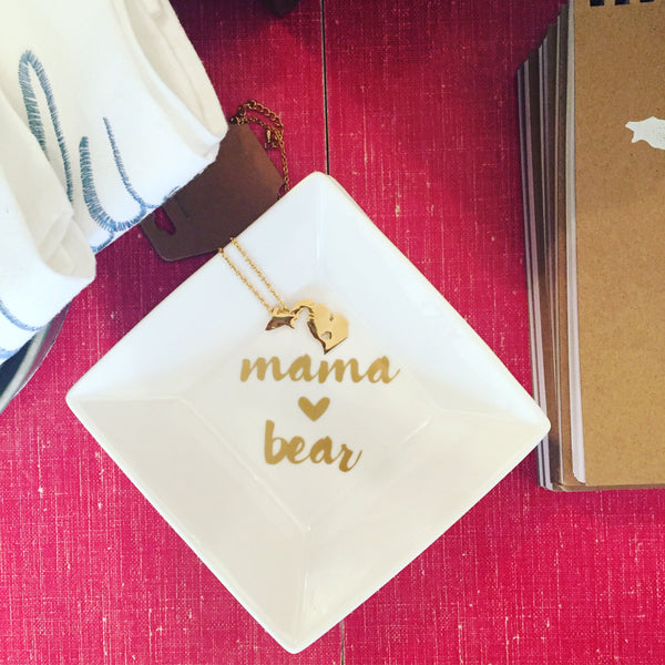 Mama Bear Jewelry Dish