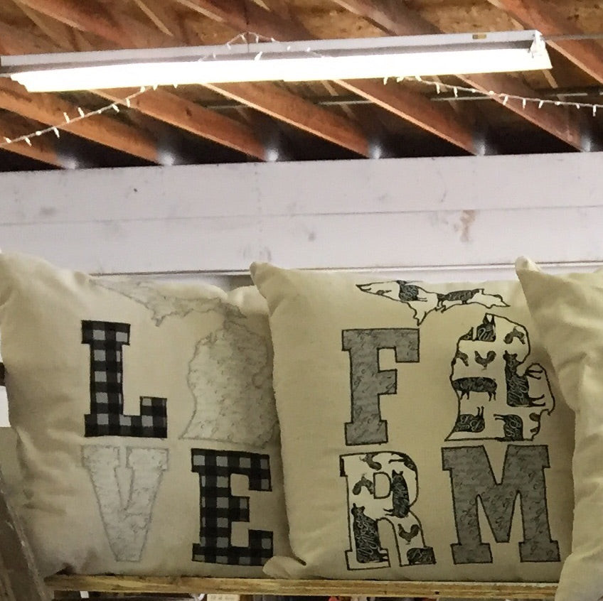 Michigan Pillow - Farm