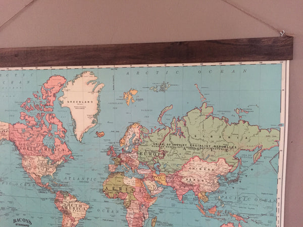 World Map Poster Wall Hanging