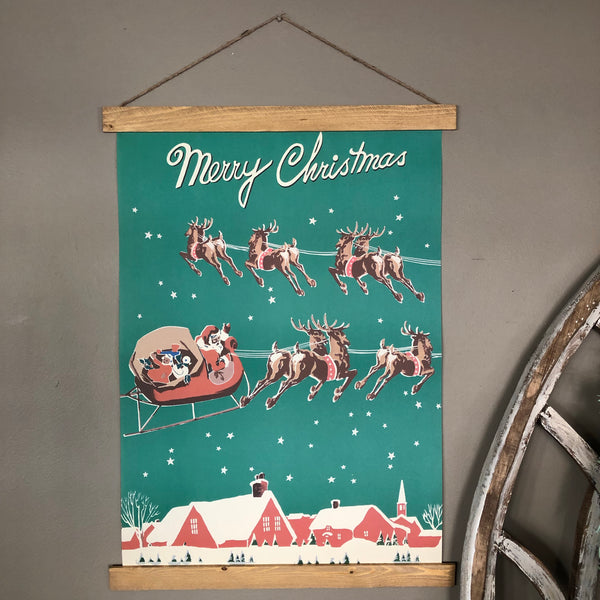 Merry Christmas Large Hanging Print