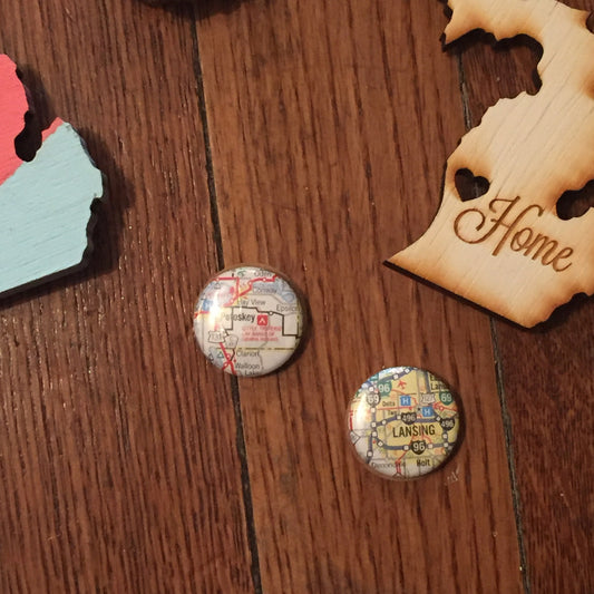Michigan Map Magnet