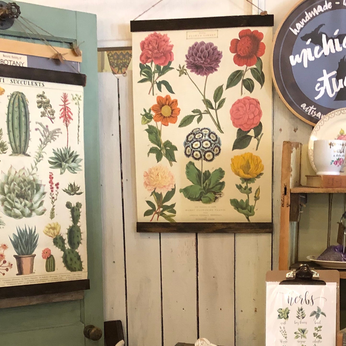 Floral Poster Wall Hanging