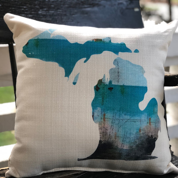 Michigan Beach Pillow