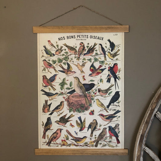 Bird Series Poster Wall Hanging
