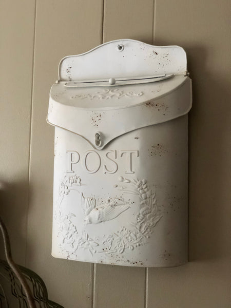 Distressed Tin Mailbox