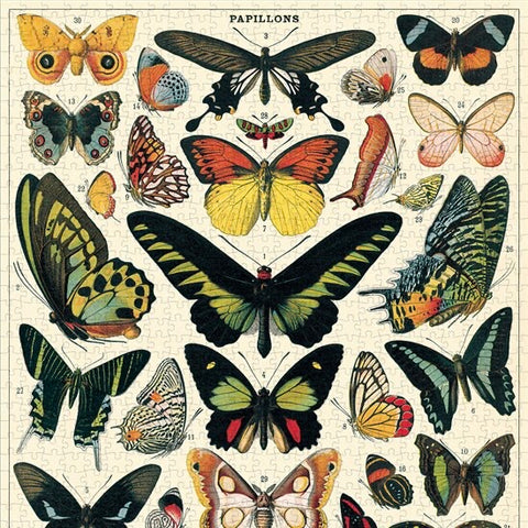 Butterflies Vintage Puzzle
