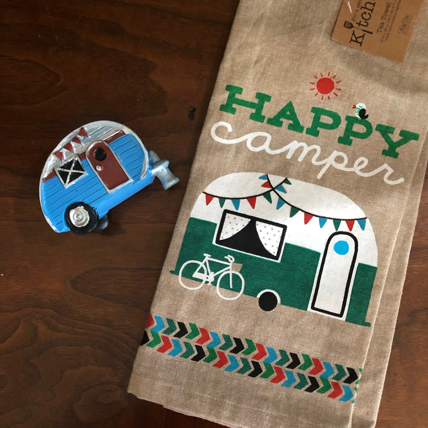 Happy Camper Kitchen Towel