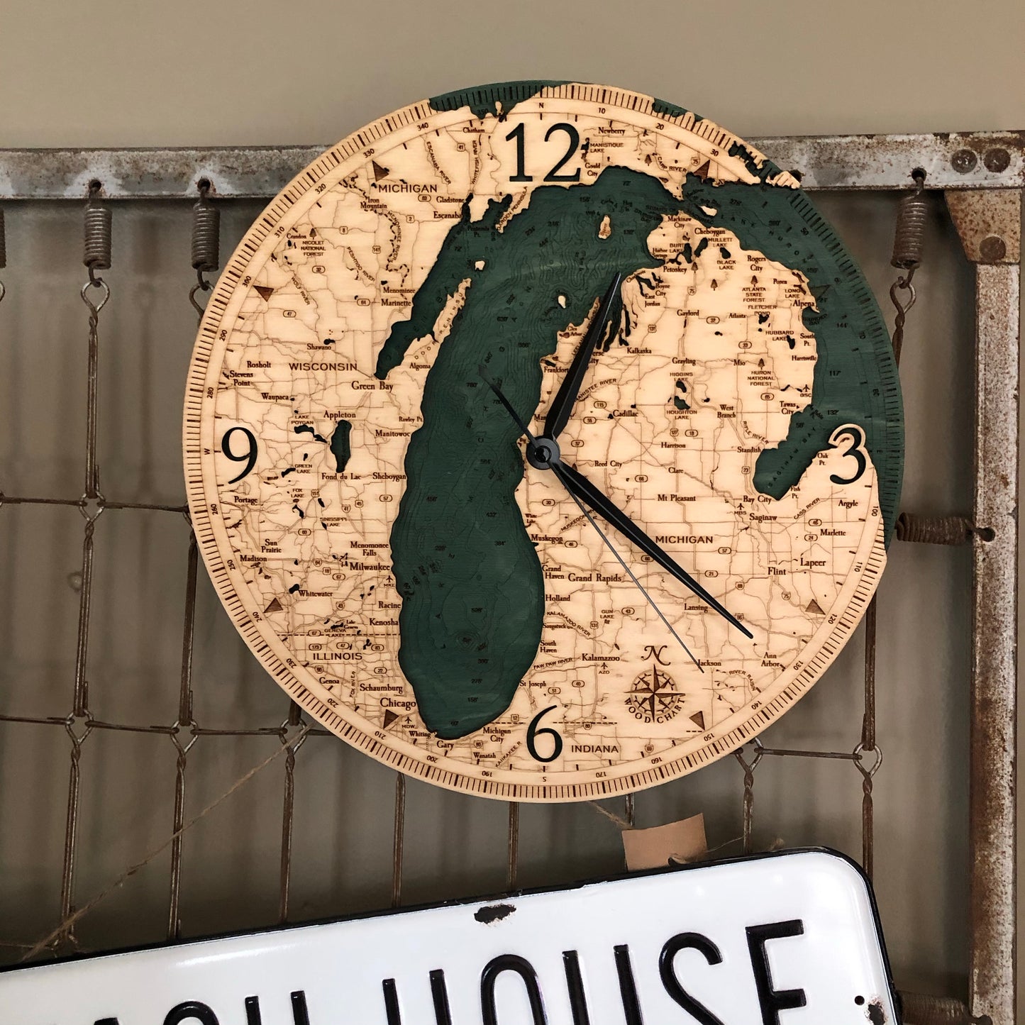 Lake Michigan Clock