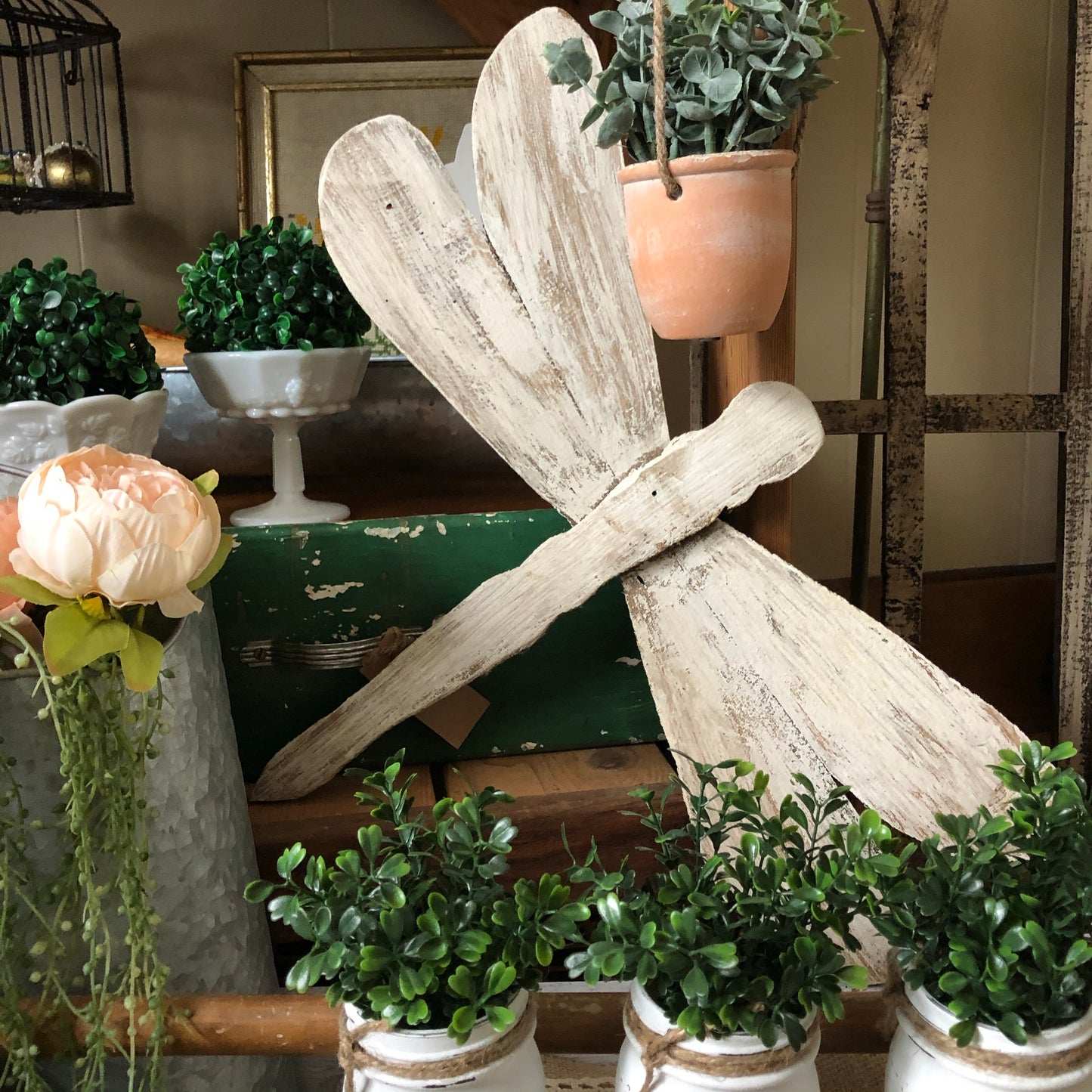 Rustic Wood Dragonfly