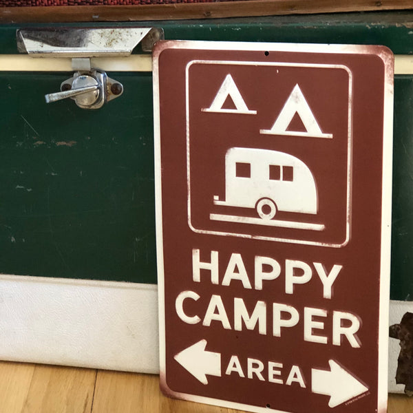 Happy Camper Area Sign