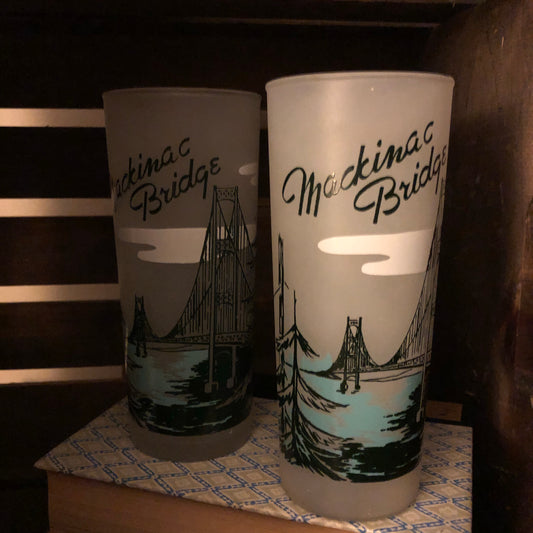 Vintage Michigan Souvenir Glass