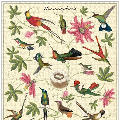Hummingbirds Vintage Puzzle