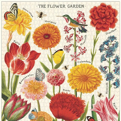 Flower Garden Vintage Puzzle