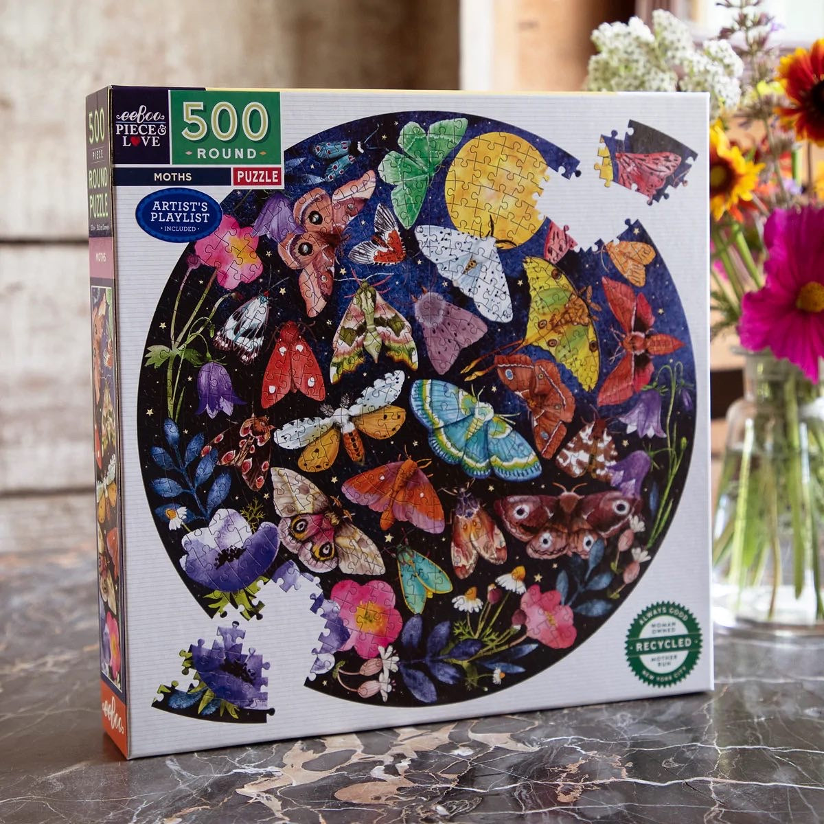 Moths Round Puzzle