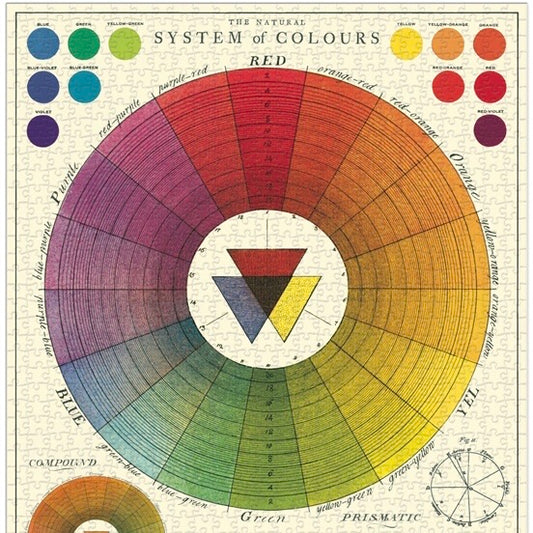 Color Wheel Vintage Puzzle