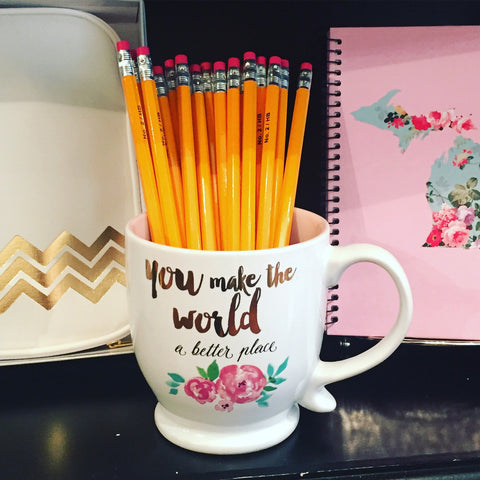 "You make the world..." Coffee Mug
