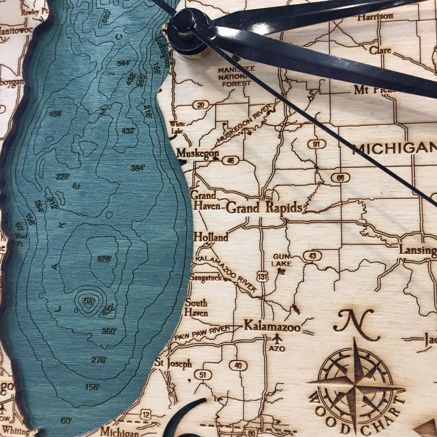 Lake Michigan Clock