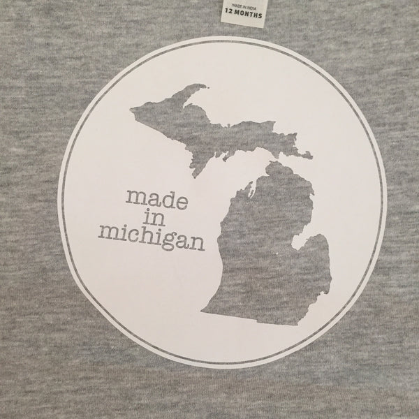 Made in Michigan Onesie