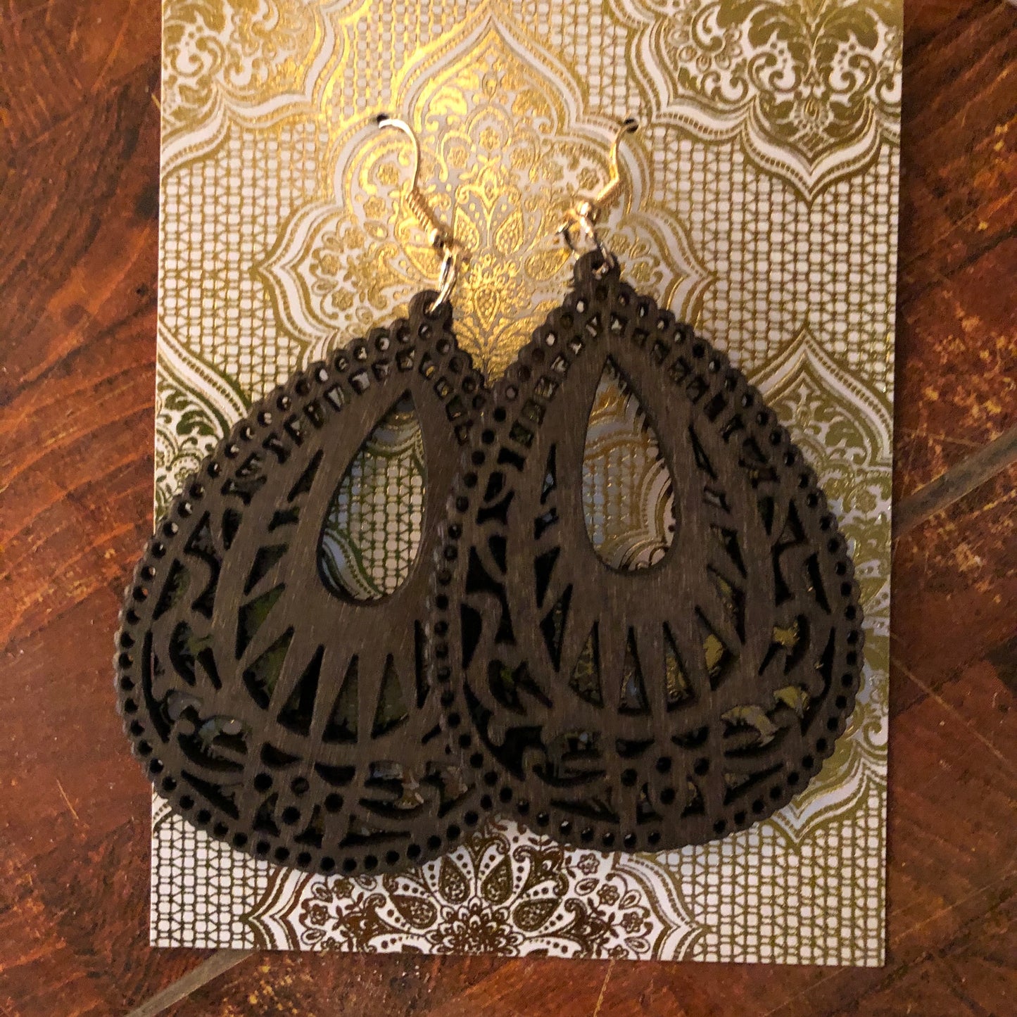 Boho Wood Earrings