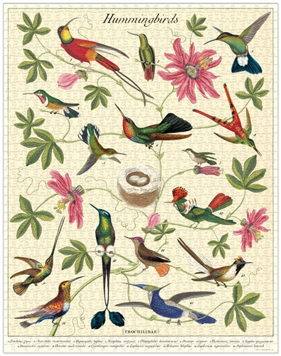 Hummingbirds Vintage Puzzle
