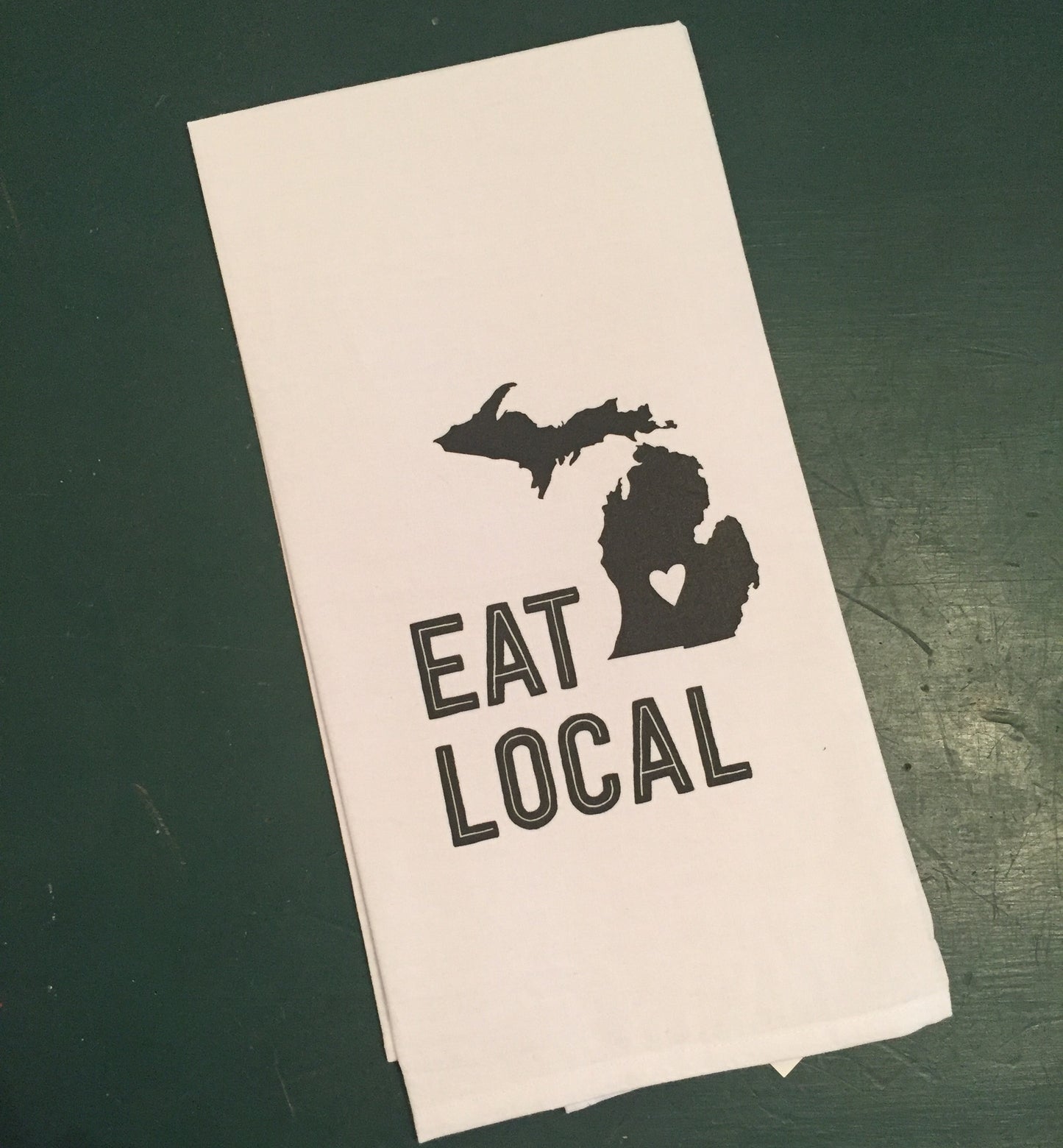 Eat Local Michigan Kitchen Towel