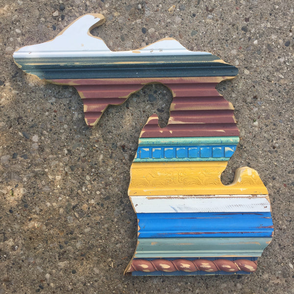 Michigan Sign | Wood Michigan Sign | Reclaimed Wood Sign | Made in MI ...