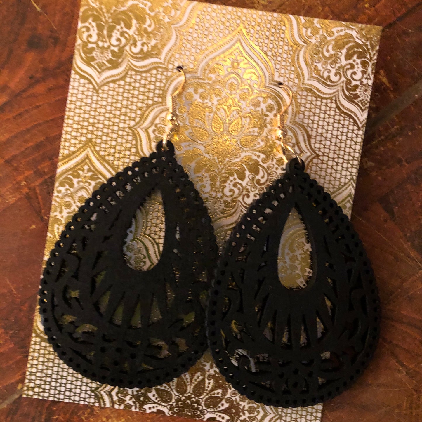 Boho Wood Earrings