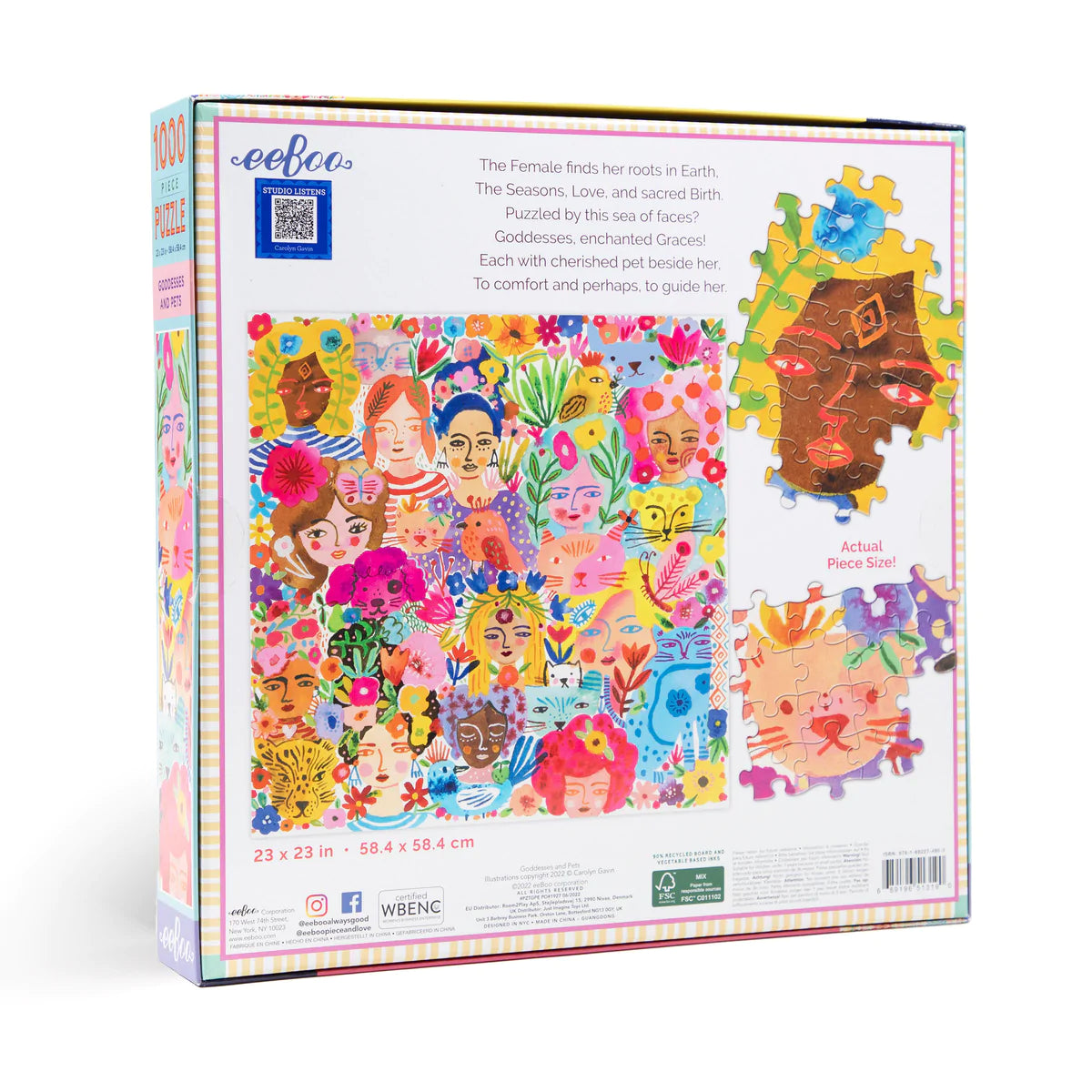 Goddesses and Pets Puzzle