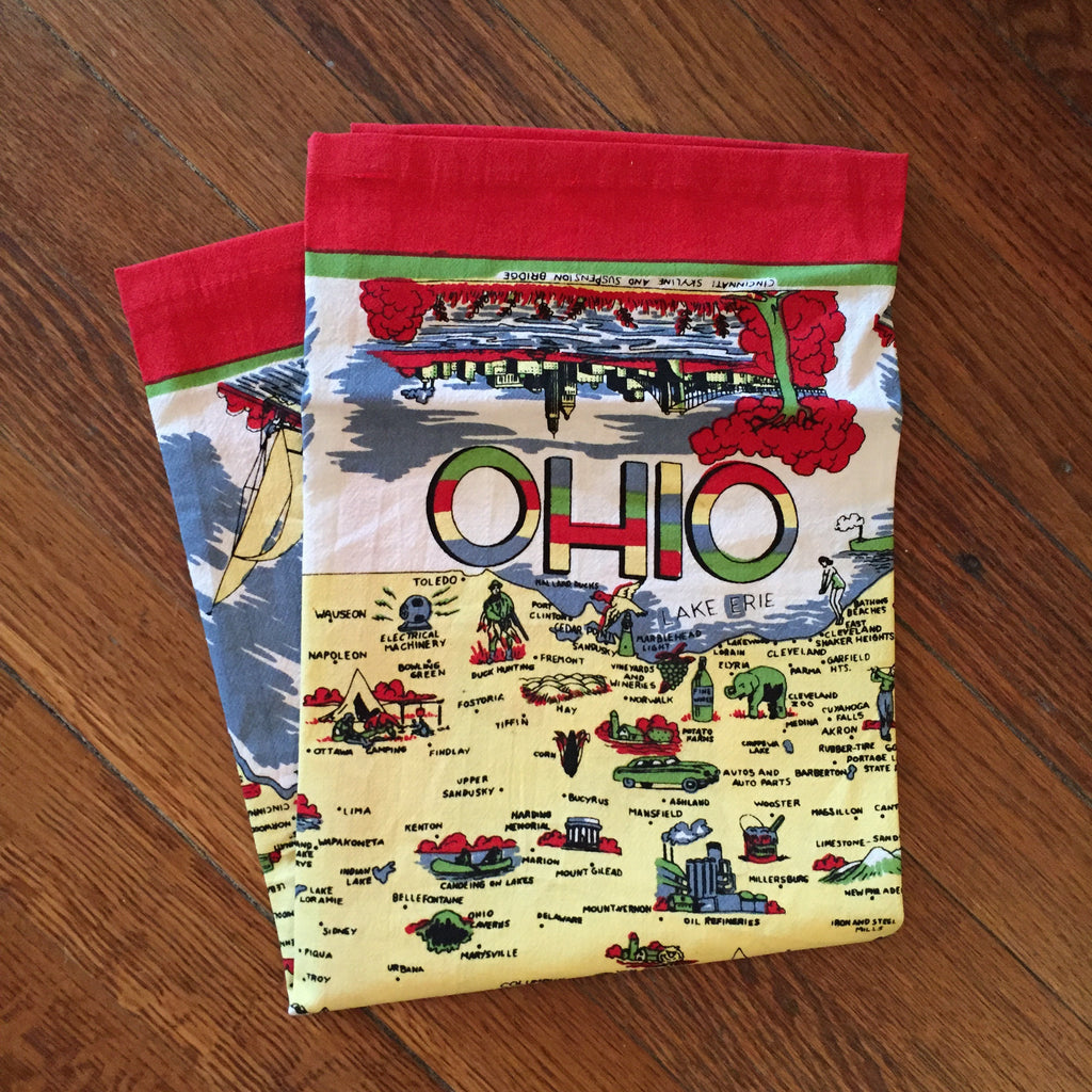 Ohio Tea Towel