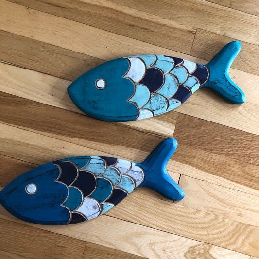 Wood Carved Fish