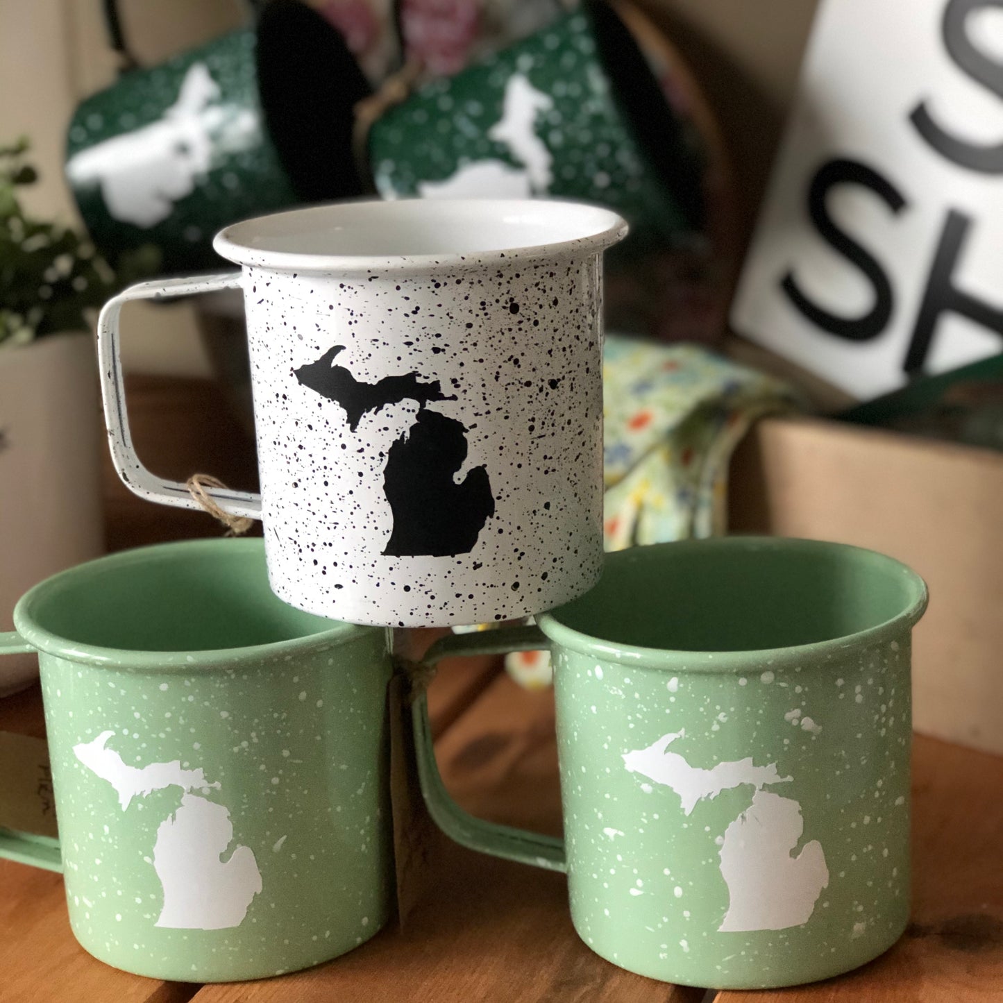 Michigan Camping Mug