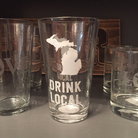 Drink Local Glass
